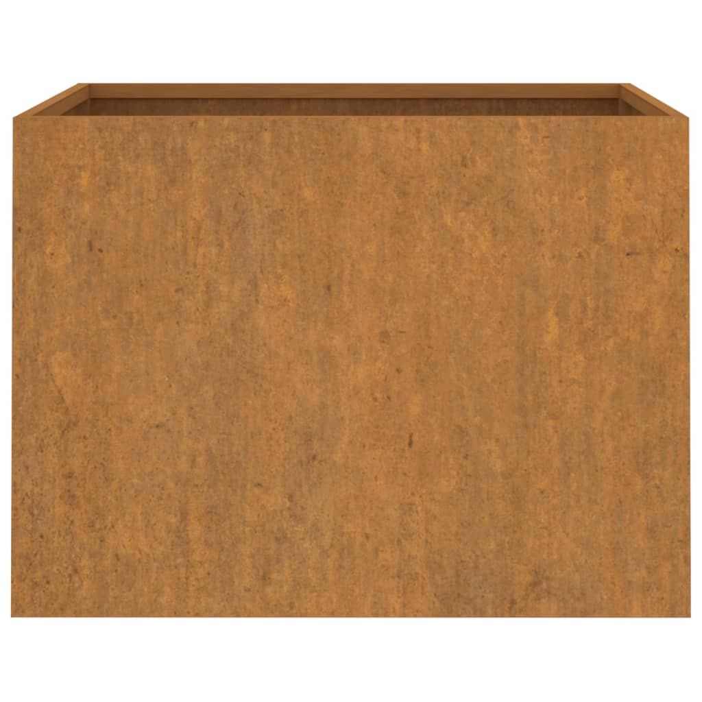 vidaXL Jardinera de acero corten 62x47x46 cm