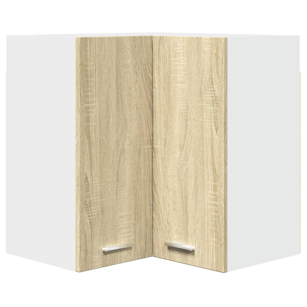 vidaXL Armario de esquina madera ingeniería roble Sonoma 57x57x60 cm