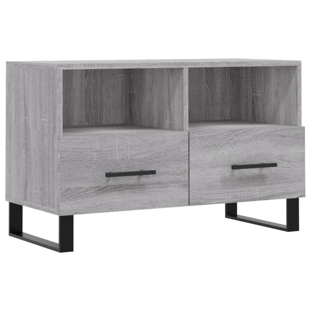 vidaXL Mueble de TV madera de ingeniería gris Sonoma 80x36x50 cm