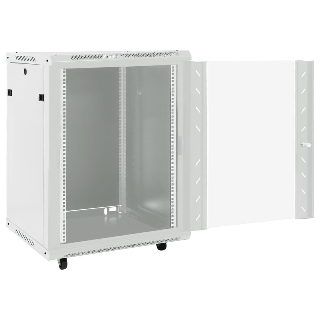 vidaXL Rack de servidores con patas giratorias 15U 19" IP20 53x40x80cm