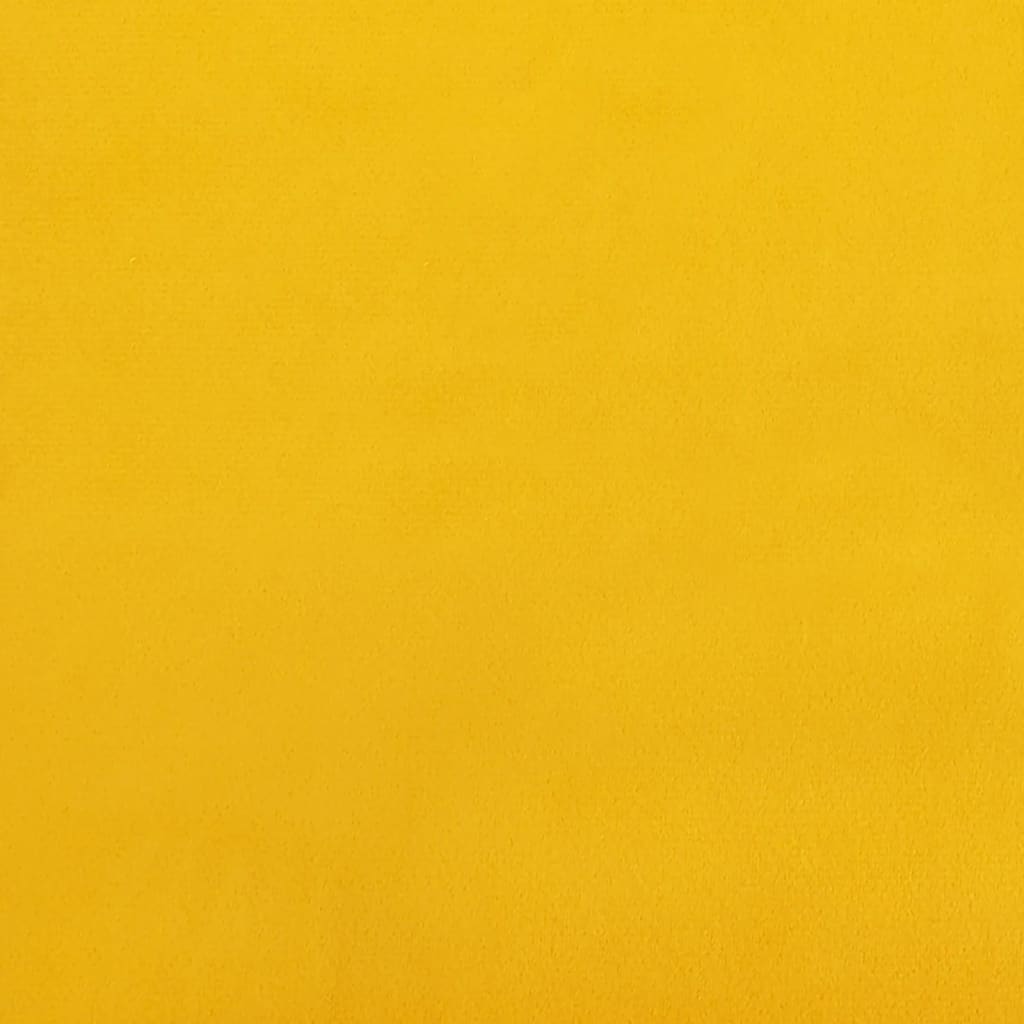 vidaXL Paneles de pared 12 uds terciopelo amarillo 30x30 cm 1,08 m²