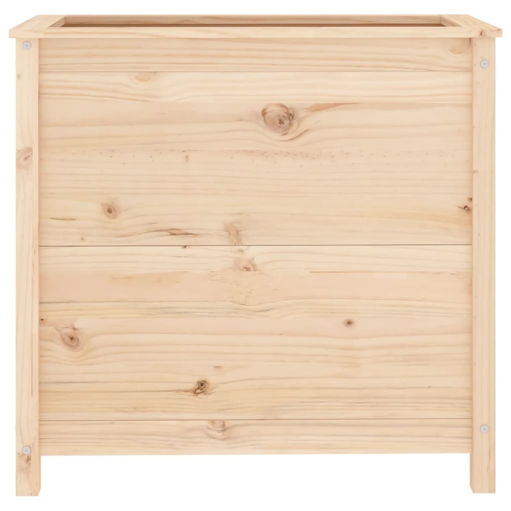 vidaXL Jardinera madera maciza de pino 82,5x40x78 cm