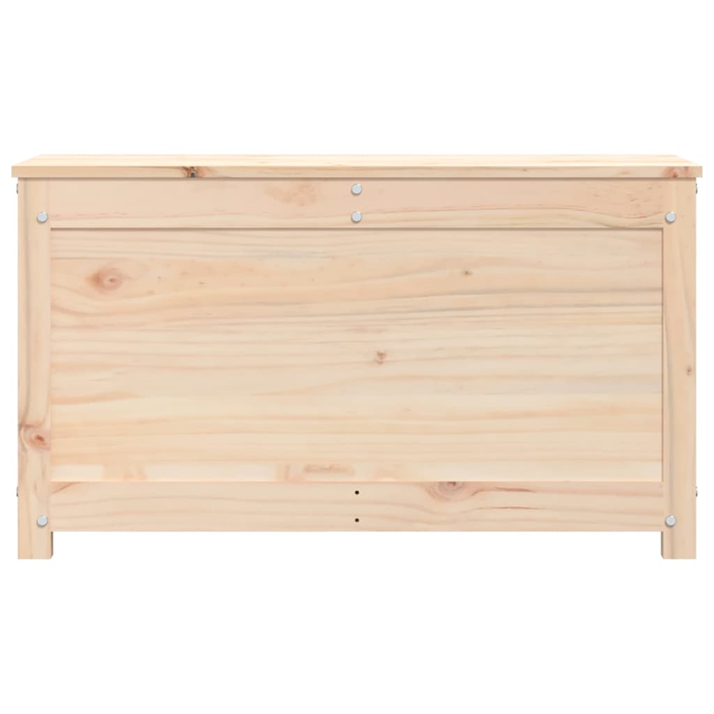 vidaXL Caja de almacenamiento madera maciza de pino 80x40x45,5 cm