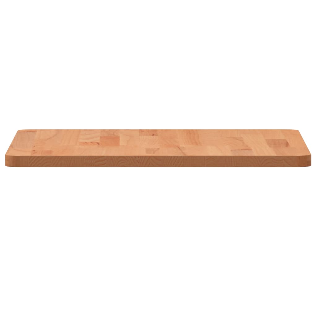 vidaXL Tablero de mesa cuadrado de madera maciza de haya 40x40x1,5 cm