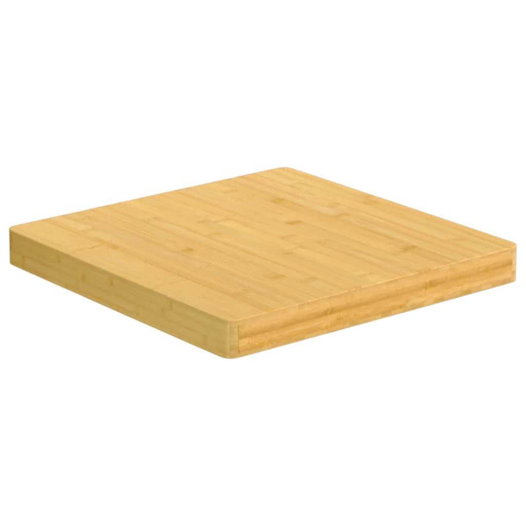 vidaXL Tablero de mesa de bambú 60x60x4 cm