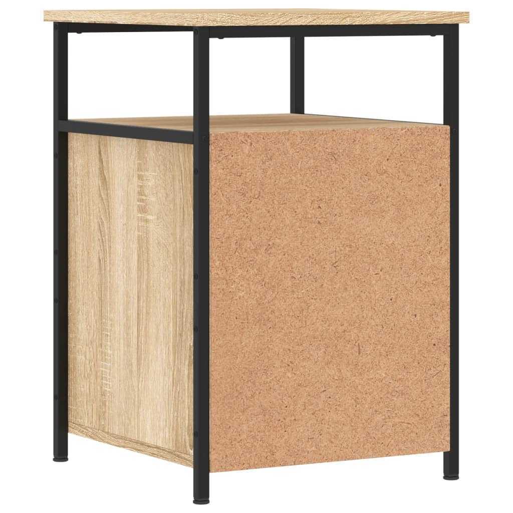 vidaXL Mesita de noche madera contrachapada roble sonoma 40x42x60 cm