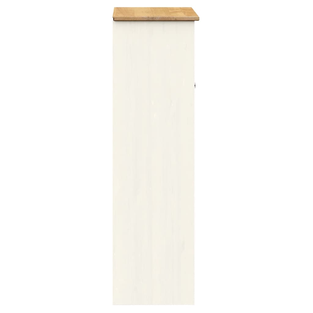 vidaXL Armario superior tocador VIGO madera pino blanco 78x30x100 cm