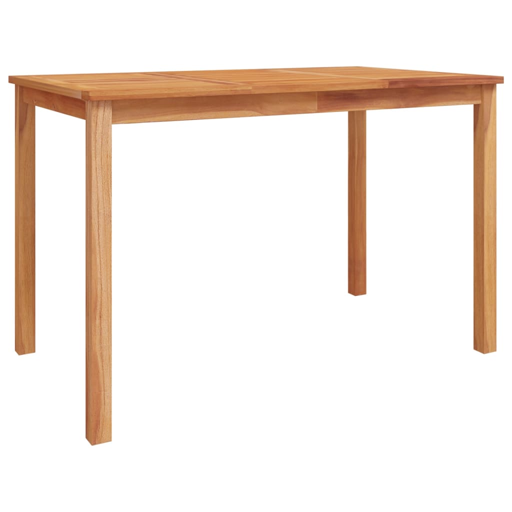 vidaXL Juego de comedor de jardín 7 piezas madera maciza de teca