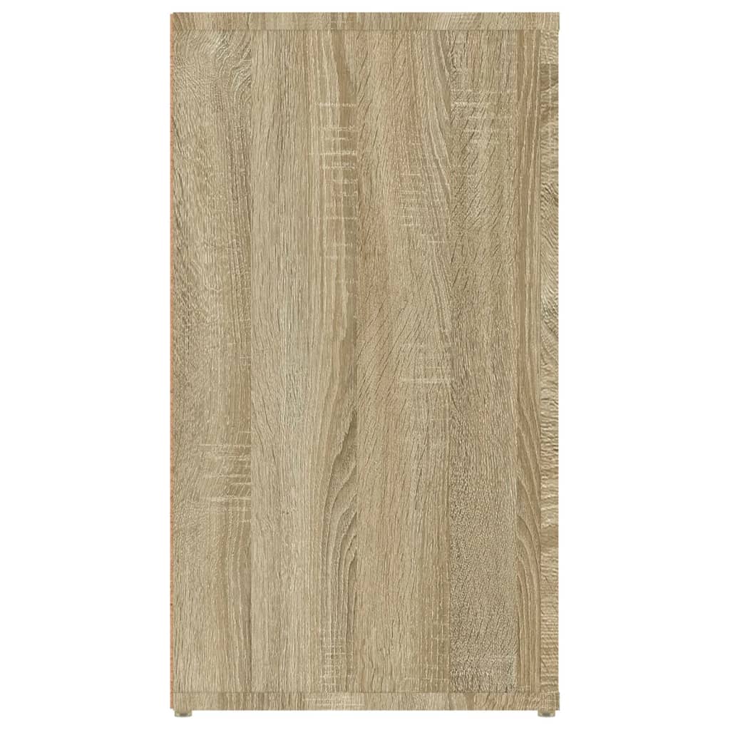 vidaXL Aparador madera contrachapada roble Sonoma 100x33x59,5 cm