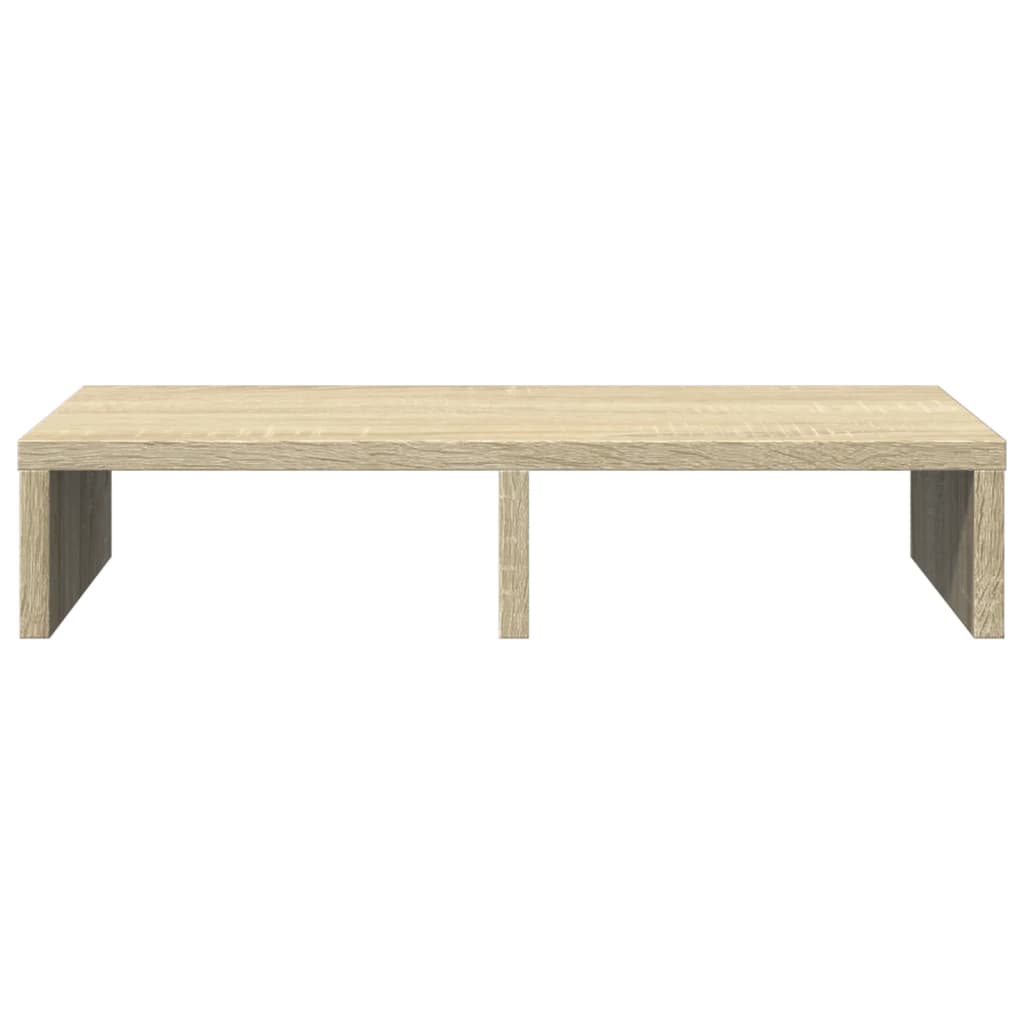 vidaXL Soporte de pantalla madera ingeniería roble Sonoma 50x27x10 cm