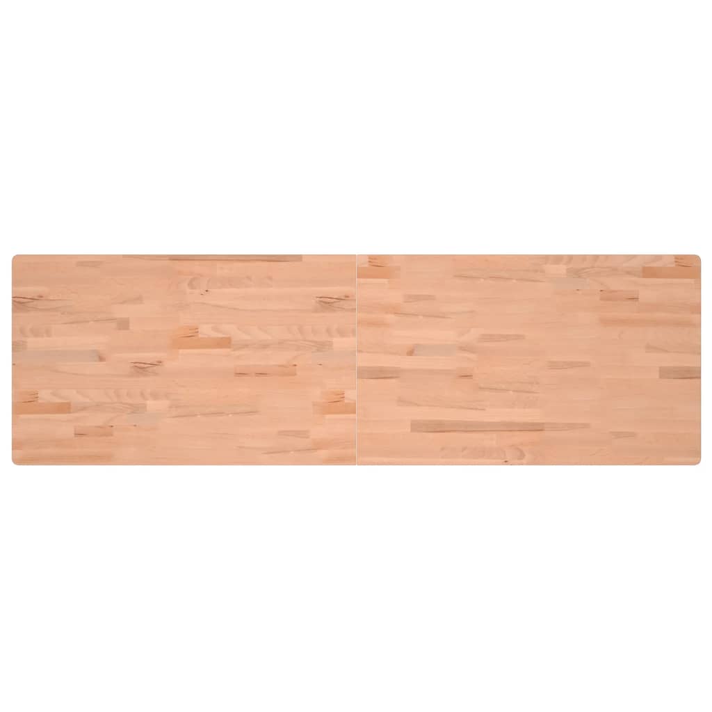 vidaXL Tablero de escritorio madera maciza de haya 180x55x2,5 cm