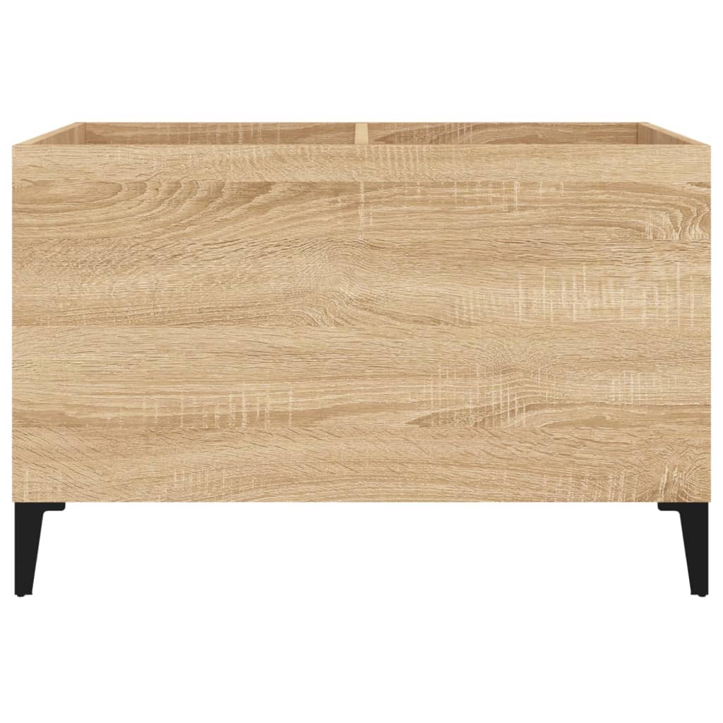 vidaXL Mueble discos madera contrachapada roble Sonoma 74,5x38x48 cm