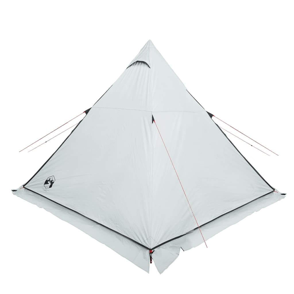 vidaXL Tienda familiar tipi 6 personas tela opaca impermeable blanca