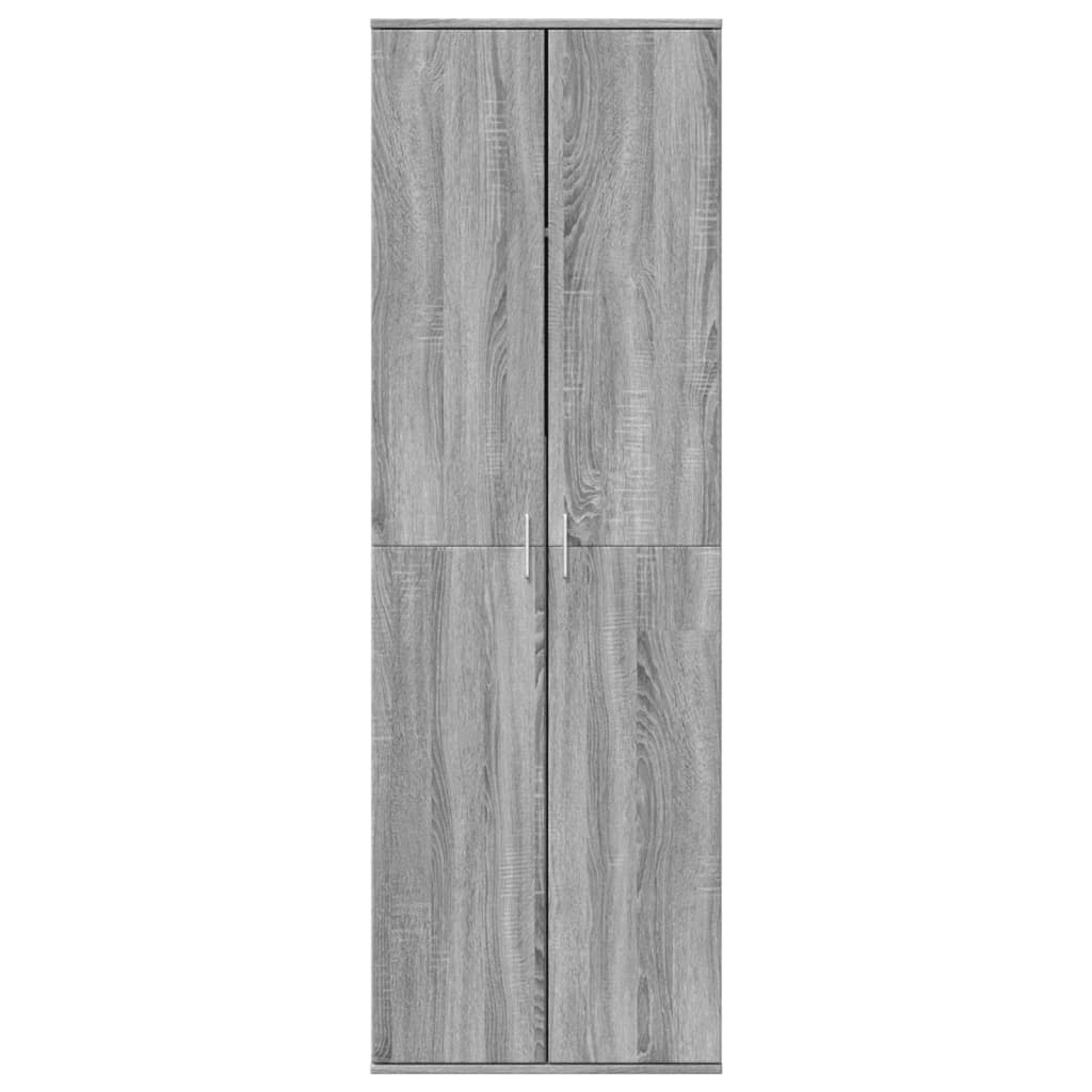 vidaXL Aparador alto madera de ingeniería gris Sonoma 60x35x180 cm