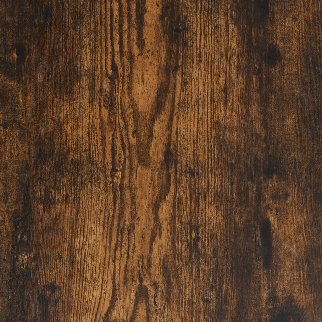 vidaXL Estantería pared madera ingeniería roble ahumado 60x21x78,5 cm