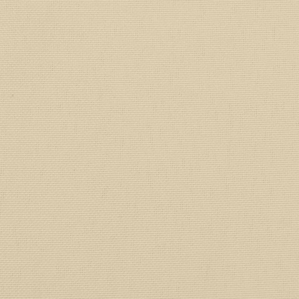 vidaXL Cojín para tumbona beige (75+105)x50x4 cm