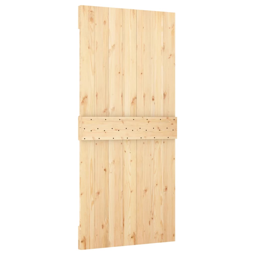 vidaXL Puerta NARVIK madera maciza pino 95x210 cm