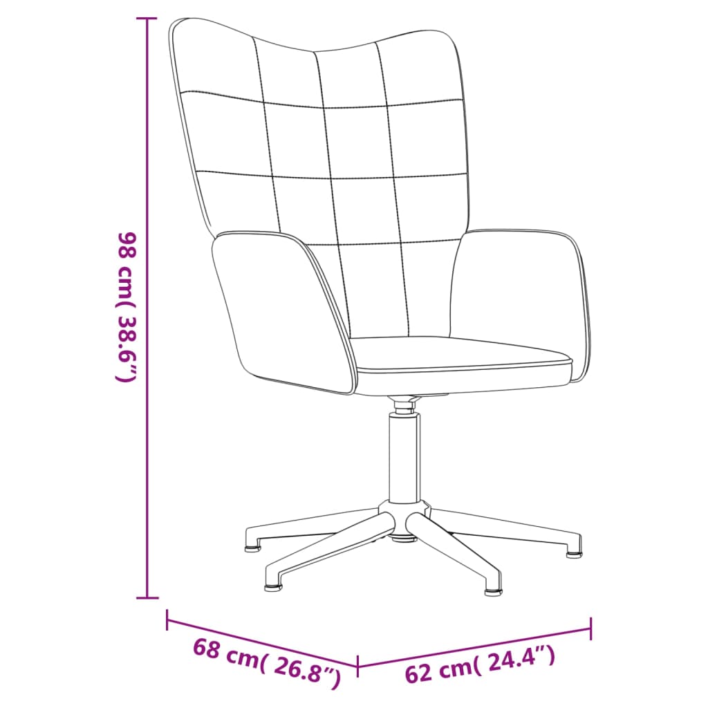 vidaXL Sillón de relax con reposapiés terciopelo PVC amarillo mostaza