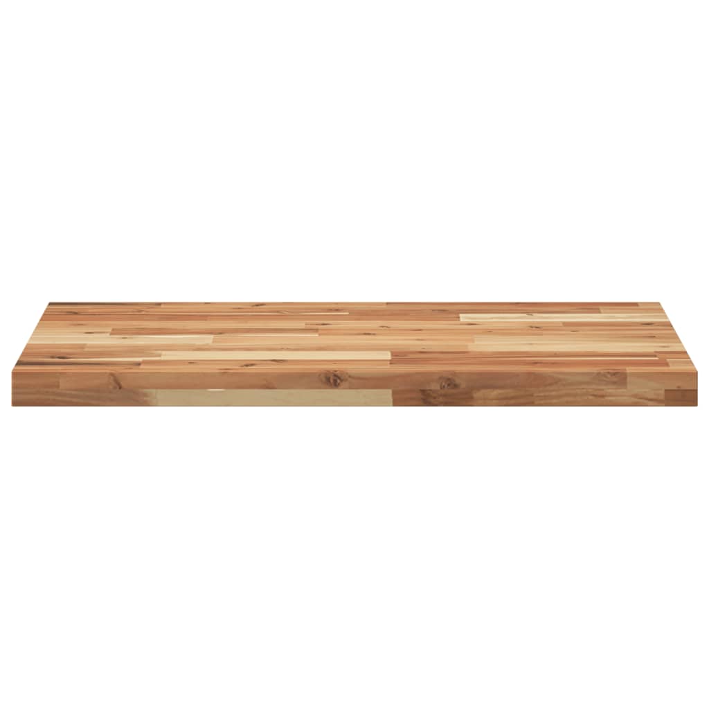 vidaXL Tablero de mesa rectangular madera maciza acacia 80x50x4 cm