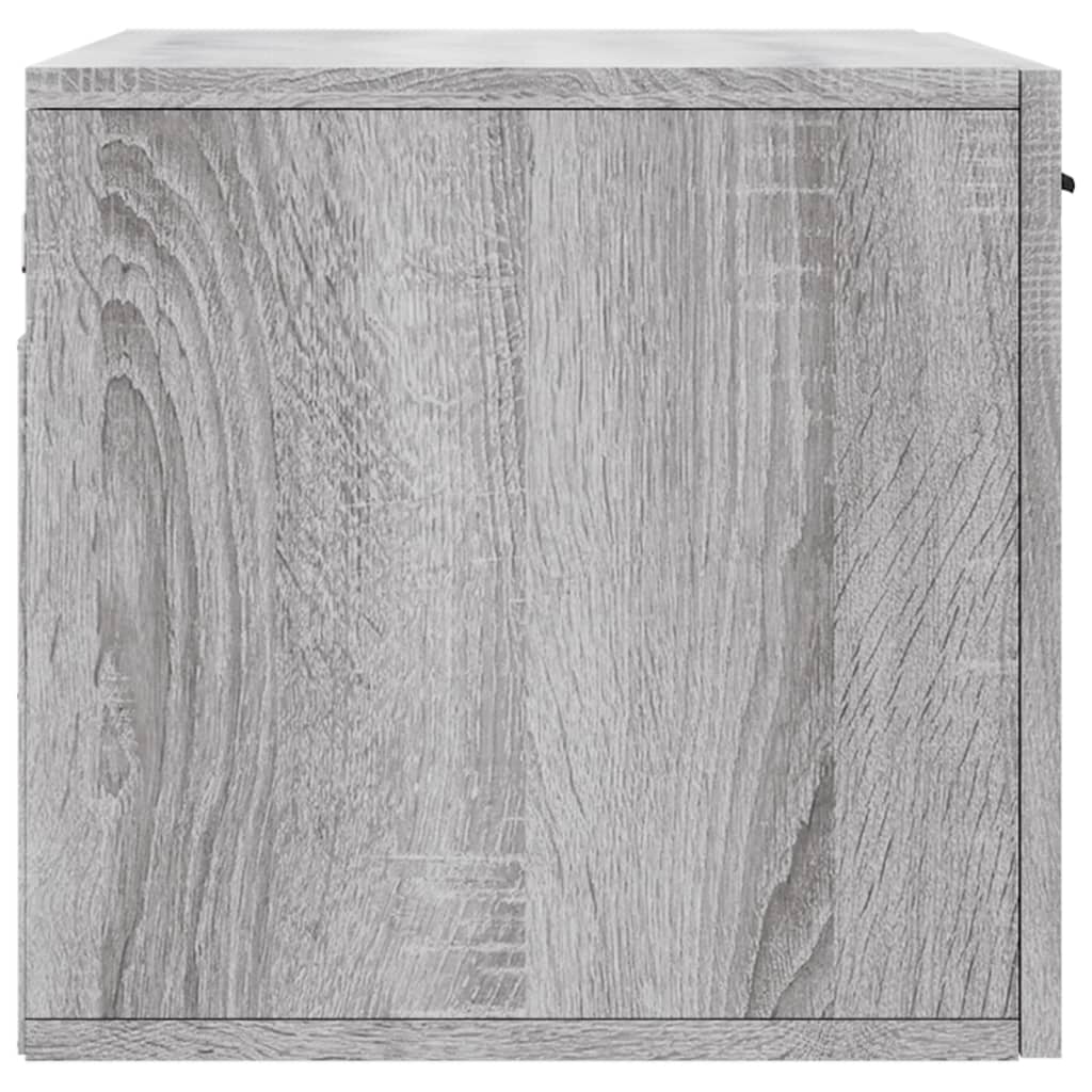 vidaXL Armario de pared madera de ingeniería gris Sonoma 60x36,5x35 cm