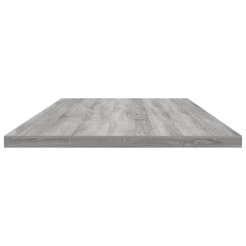 vidaXL Estantes pared 4 uds madera ingeniería gris Sonoma 100x30x1,5cm