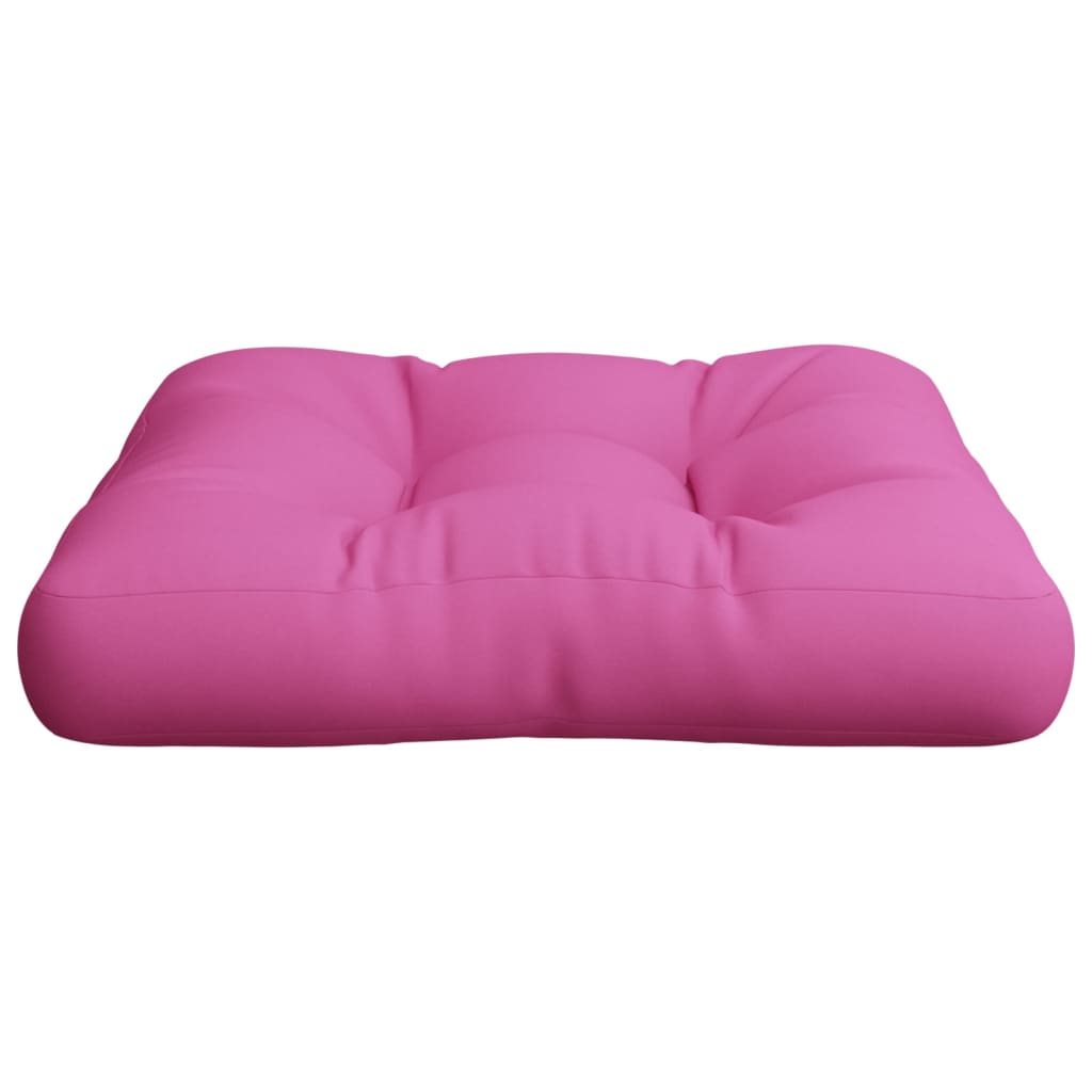 vidaXL Cojín para sofá de palets tela rosa 50x50x12 cm