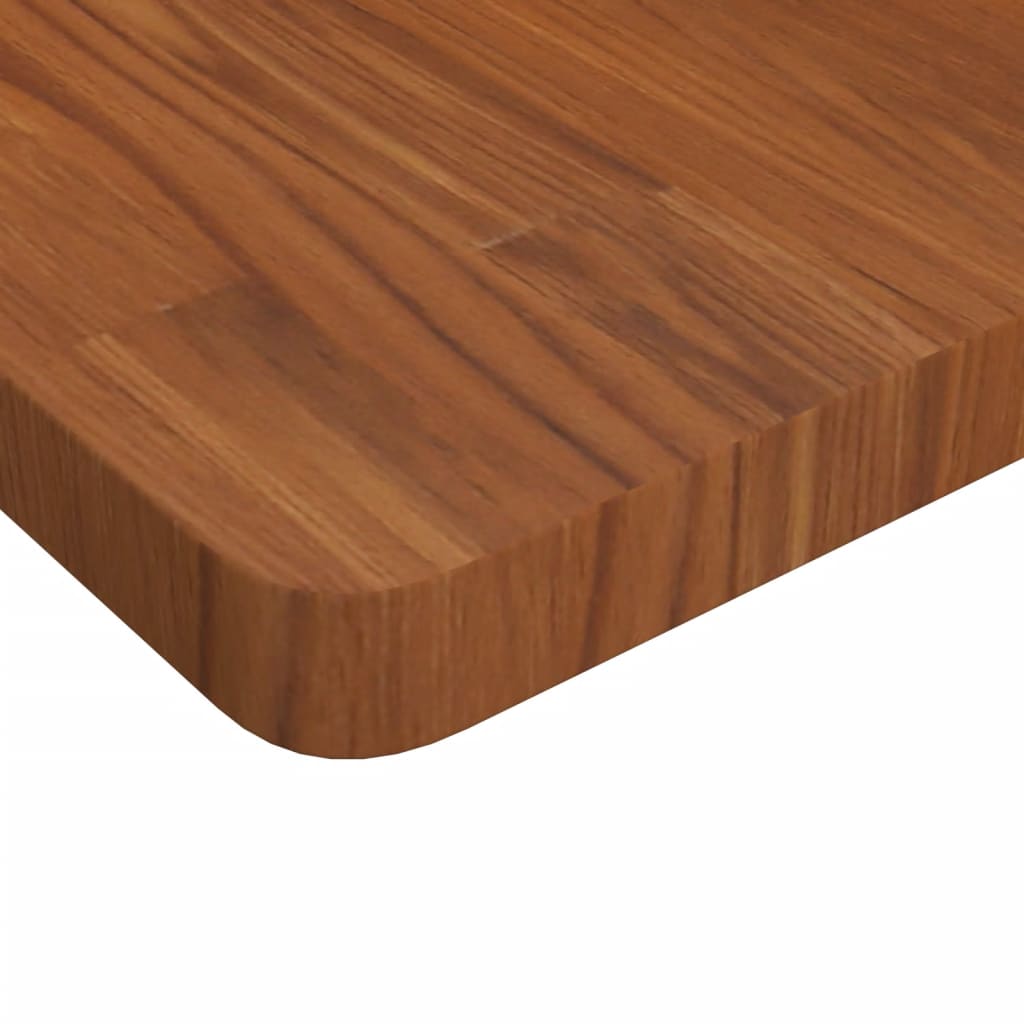 vidaXL Tablero de mesa cuadrada madera roble marrón oscuro 60x60x4 cm