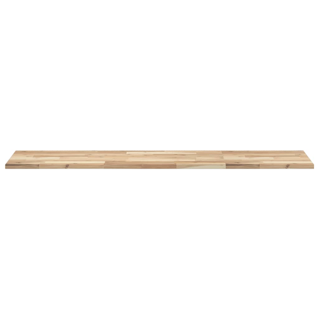 vidaXL Estantes flotantes 4 uds madera acacia sin tratar 160x40x2 cm