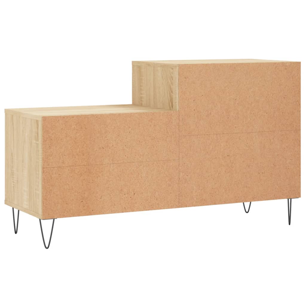 vidaXL Mueble zapatero madera contrachapada roble Sonoma 102x36x60 cm