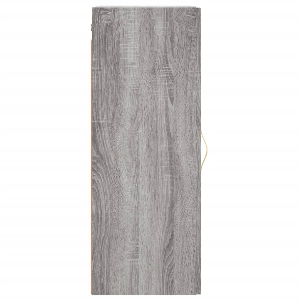 vidaXL Armario de pared gris Sonoma 34,5x34x90 cm