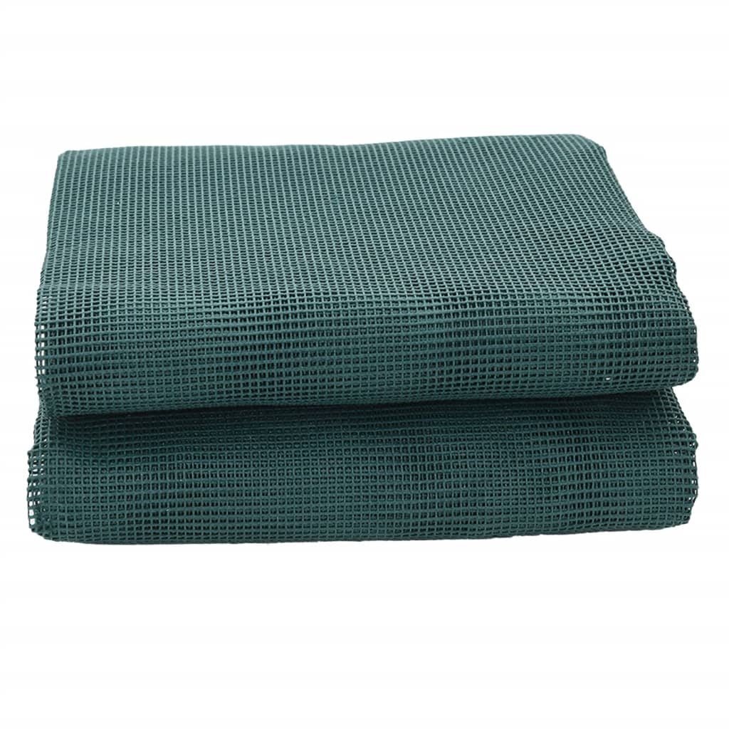 vidaXL Alfombrilla de camping verde 5x2,5 m