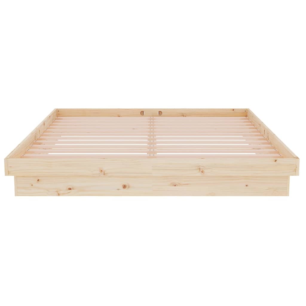 vidaXL Estructura de cama madera maciza 150x200 cm