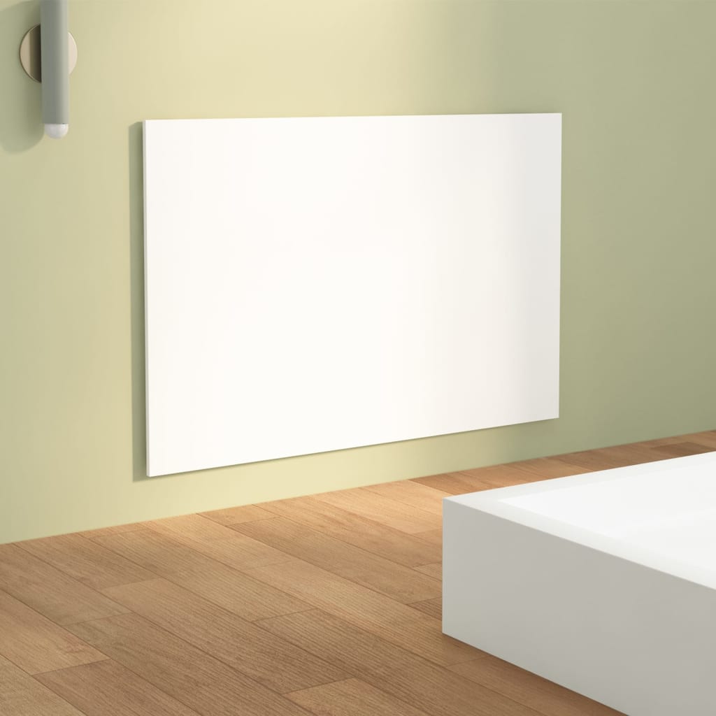 vidaXL Cabecero de cama madera contrachapada blanco 120x1,5x80 cm