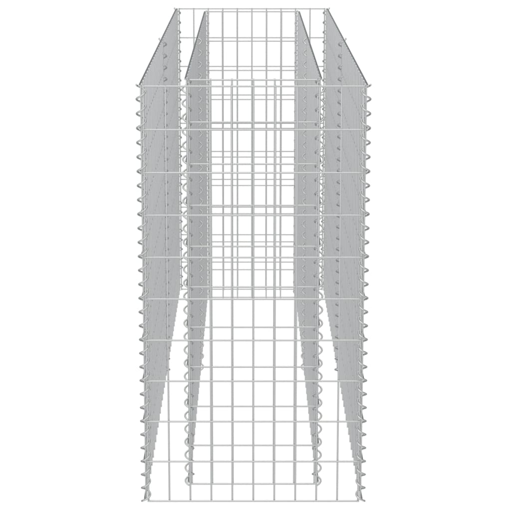 vidaXL Arriate de gaviones de acero 180x50x100 cm