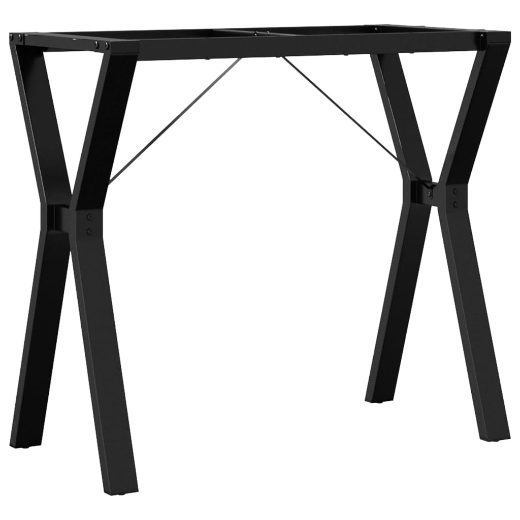 vidaXL Patas de mesa de comedor estructura Y hierro fundido 80x40x73cm