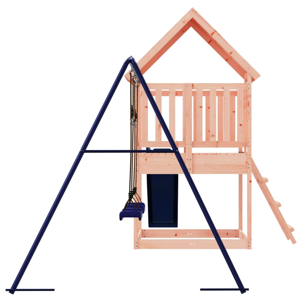 vidaXL Parque infantil de exterior madera maciza Douglas