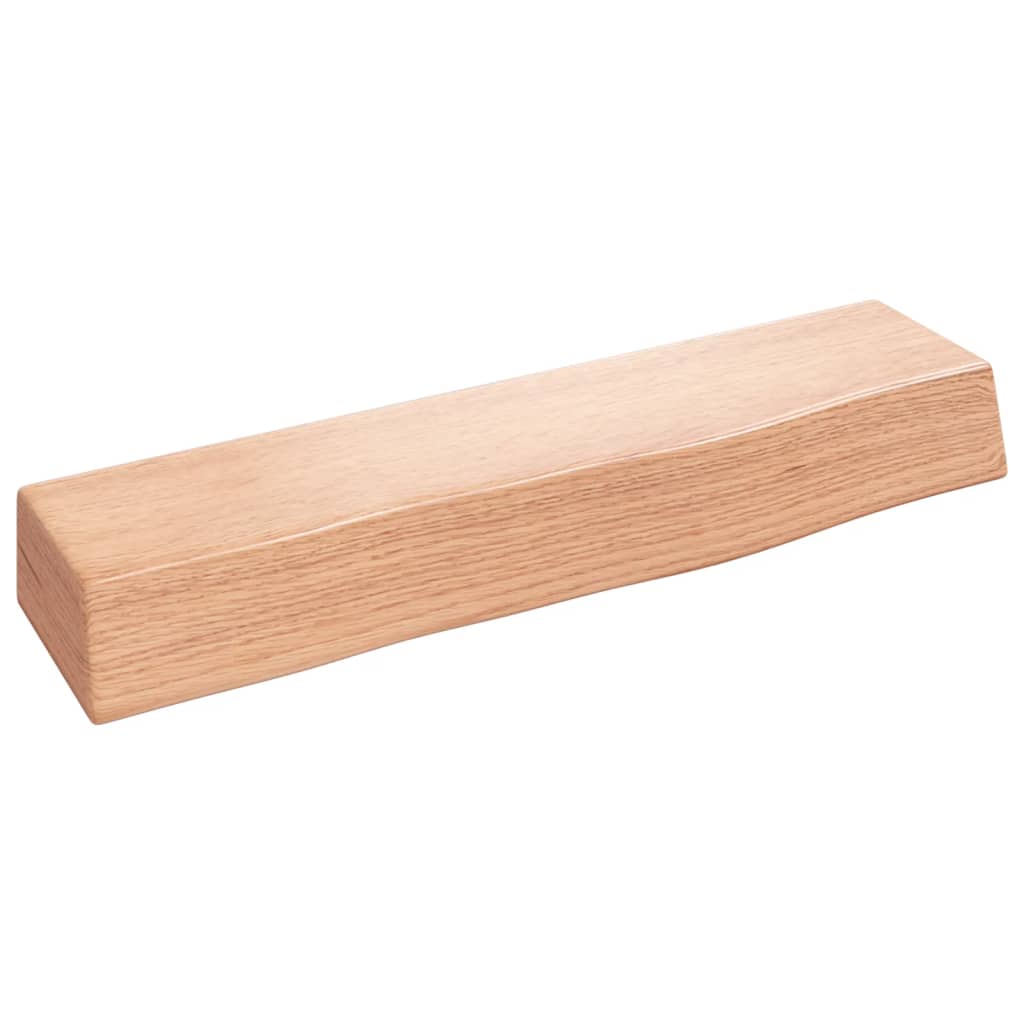 vidaXL Estante de pared madera de roble tratada marrón claro 40x10x6cm