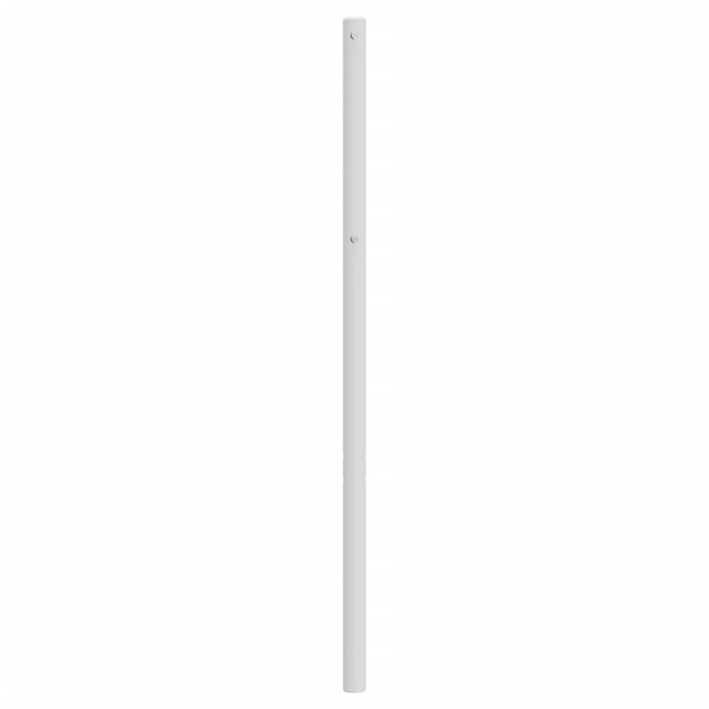 vidaXL Cabecero de metal blanco 150 cm