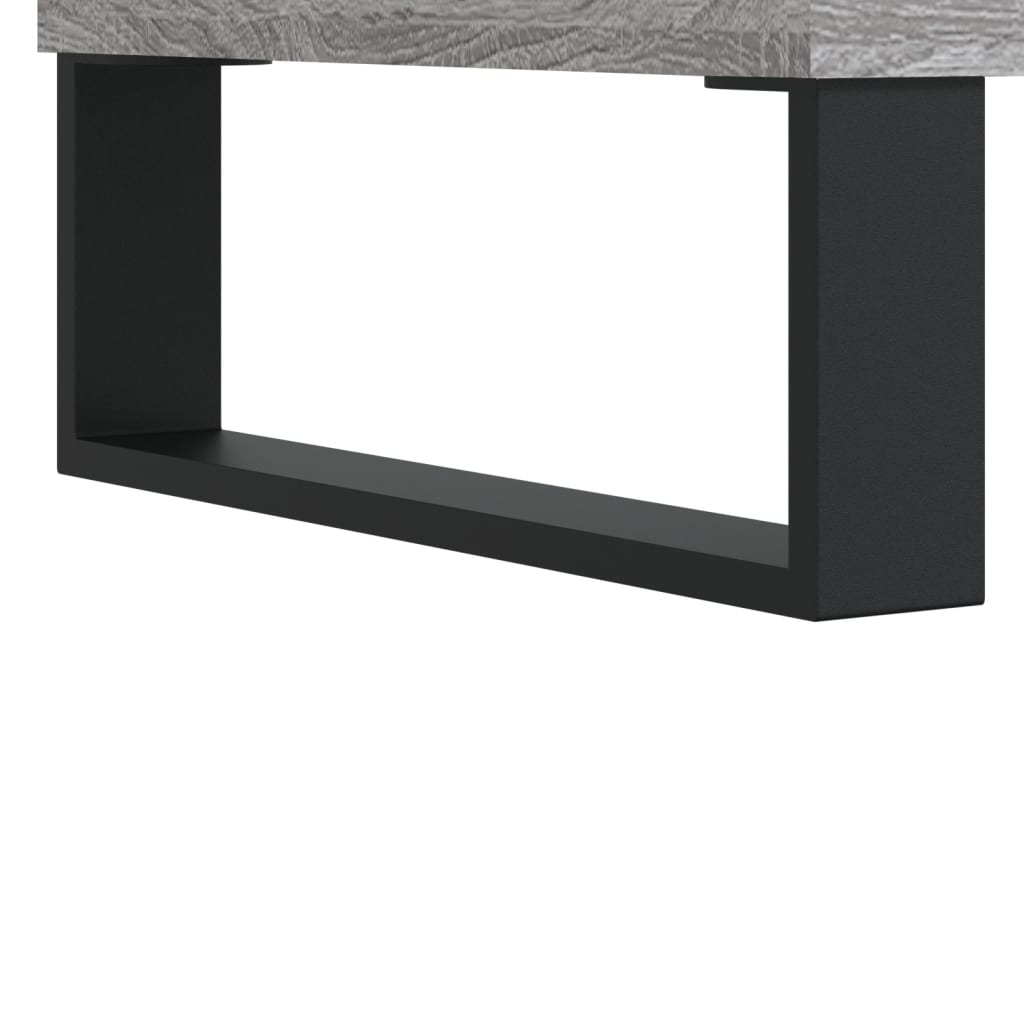 vidaXL Mueble de TV madera de ingeniería gris Sonoma 80x36x50 cm