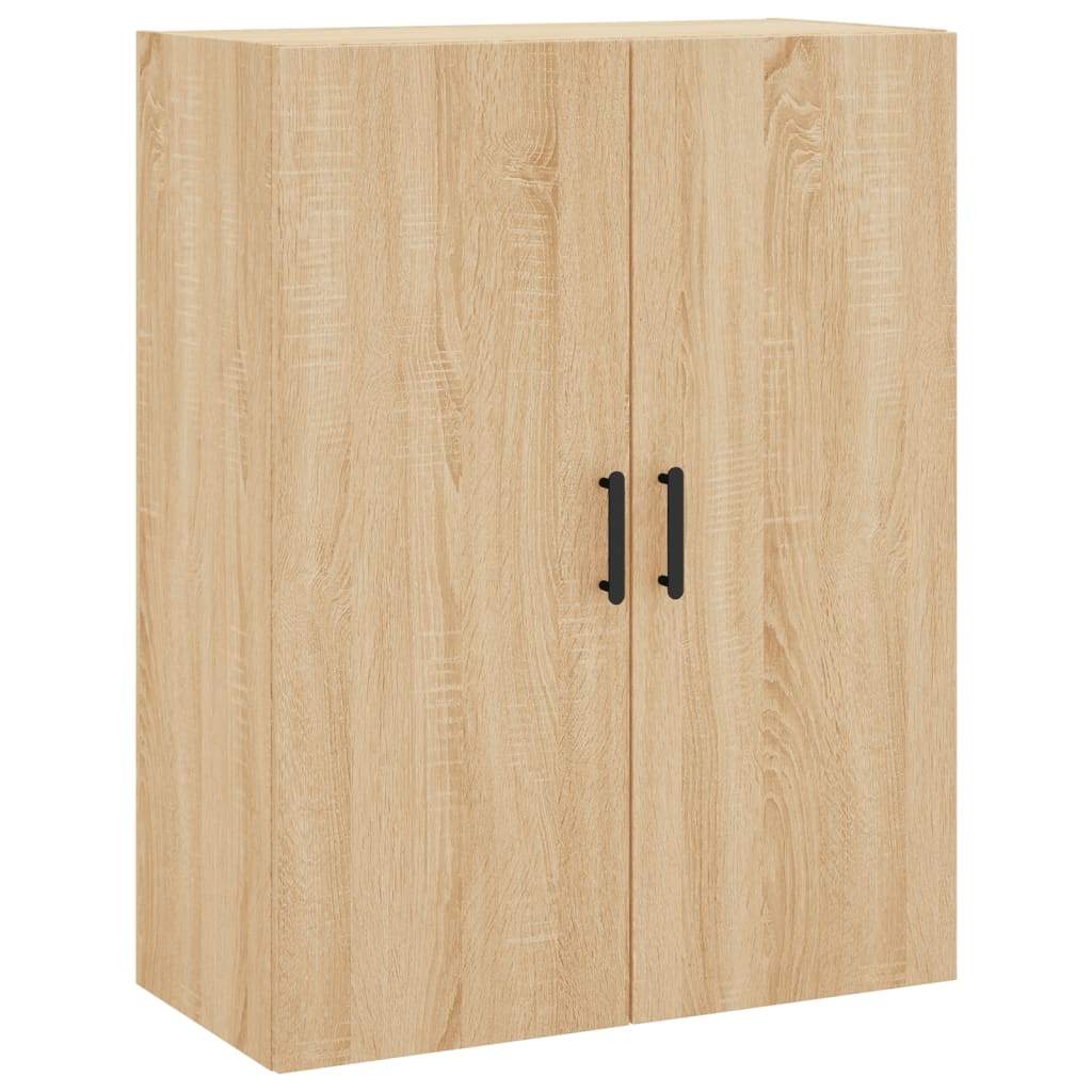 vidaXL Armario de pared 2 unidades roble Sonoma 69,5x34x90 cm