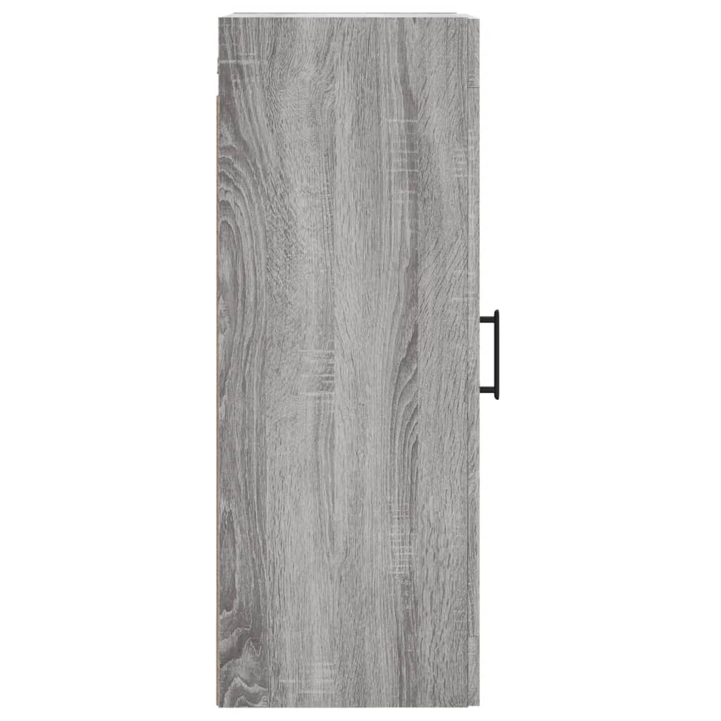 vidaXL Armario de pared madera de ingeniería gris Sonoma 34,5x34x90 cm