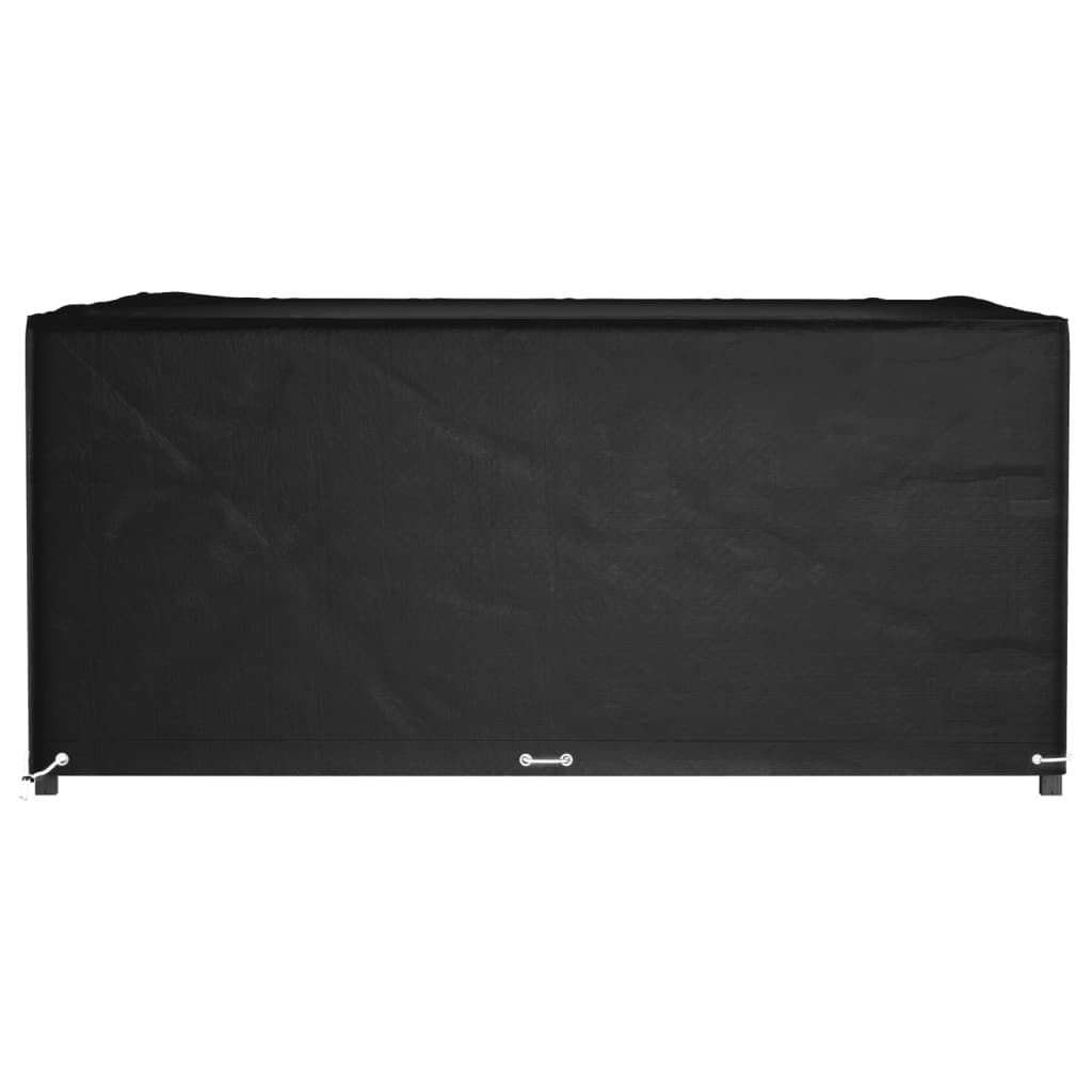 vidaXL Funda para muebles de jardín 16 ojales cuadrada 250x250x90 cm