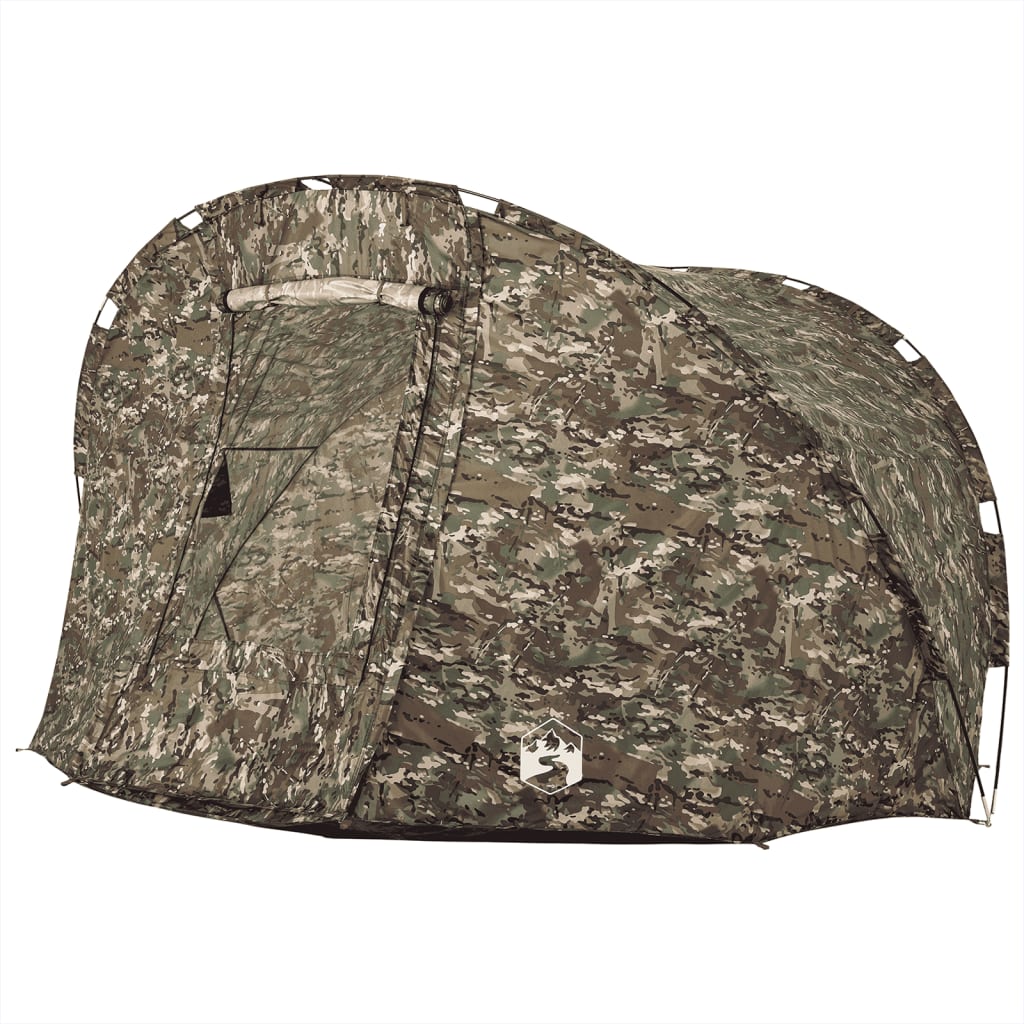 vidaXL Tienda de pesca para 5 personas impermeable camuflaje