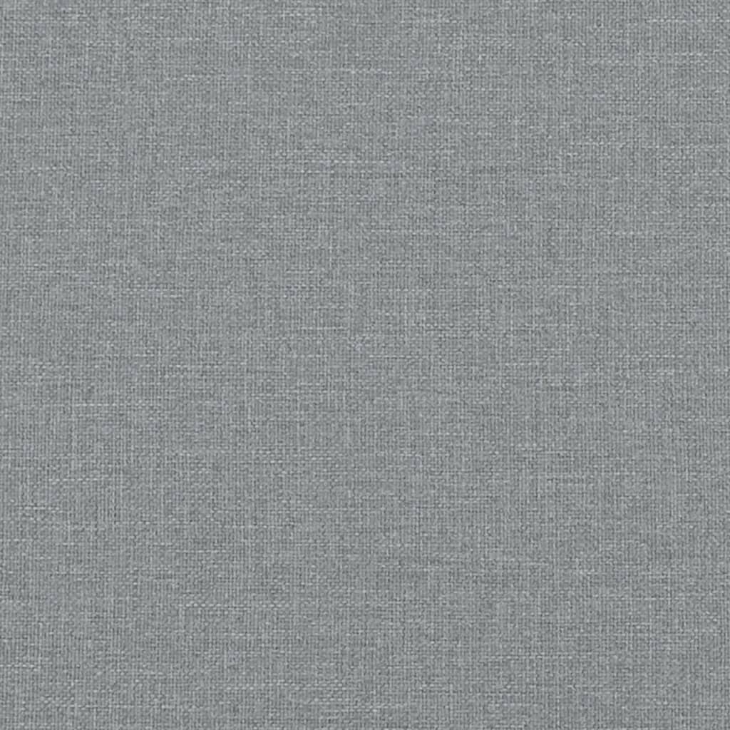 vidaXL Sofá de 2 plazas de tela gris claro 140 cm