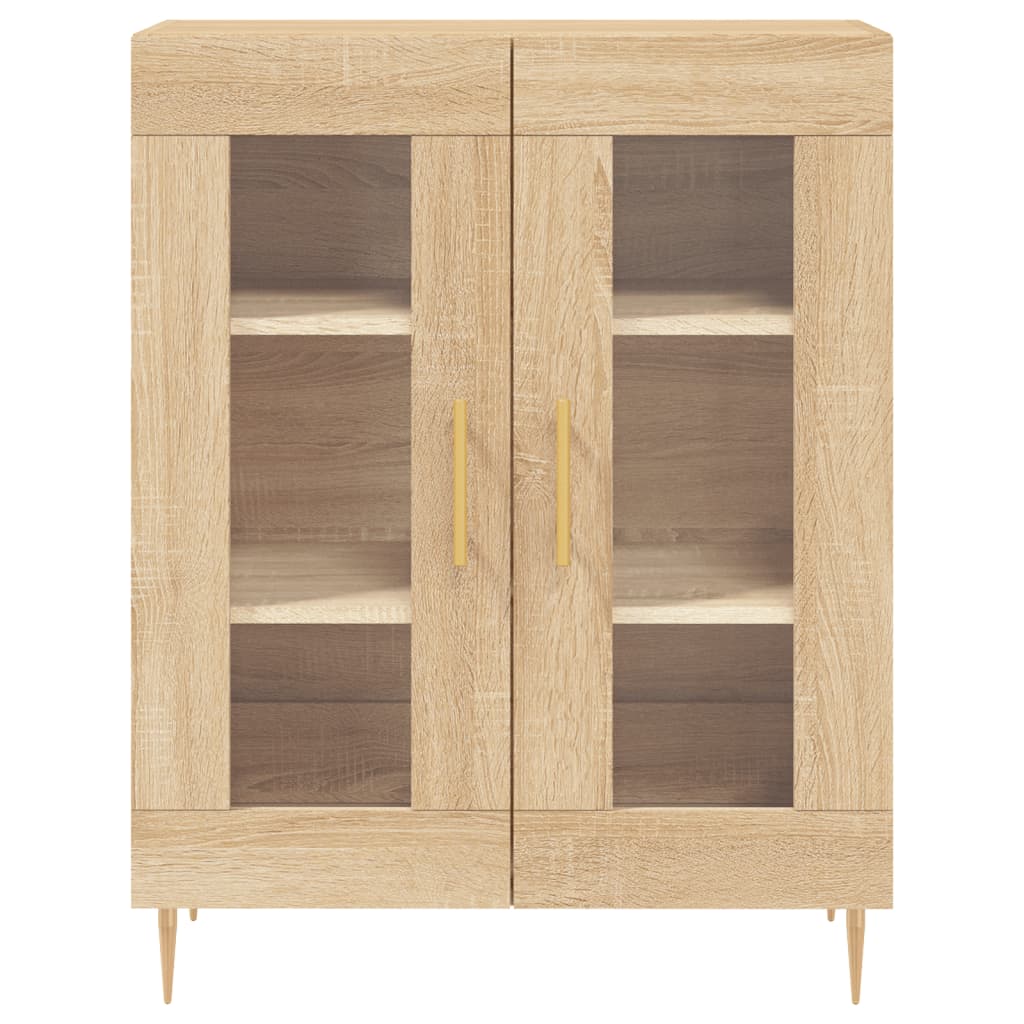 vidaXL Aparador de madera de ingeniería roble Sonoma 69,5x34x90 cm