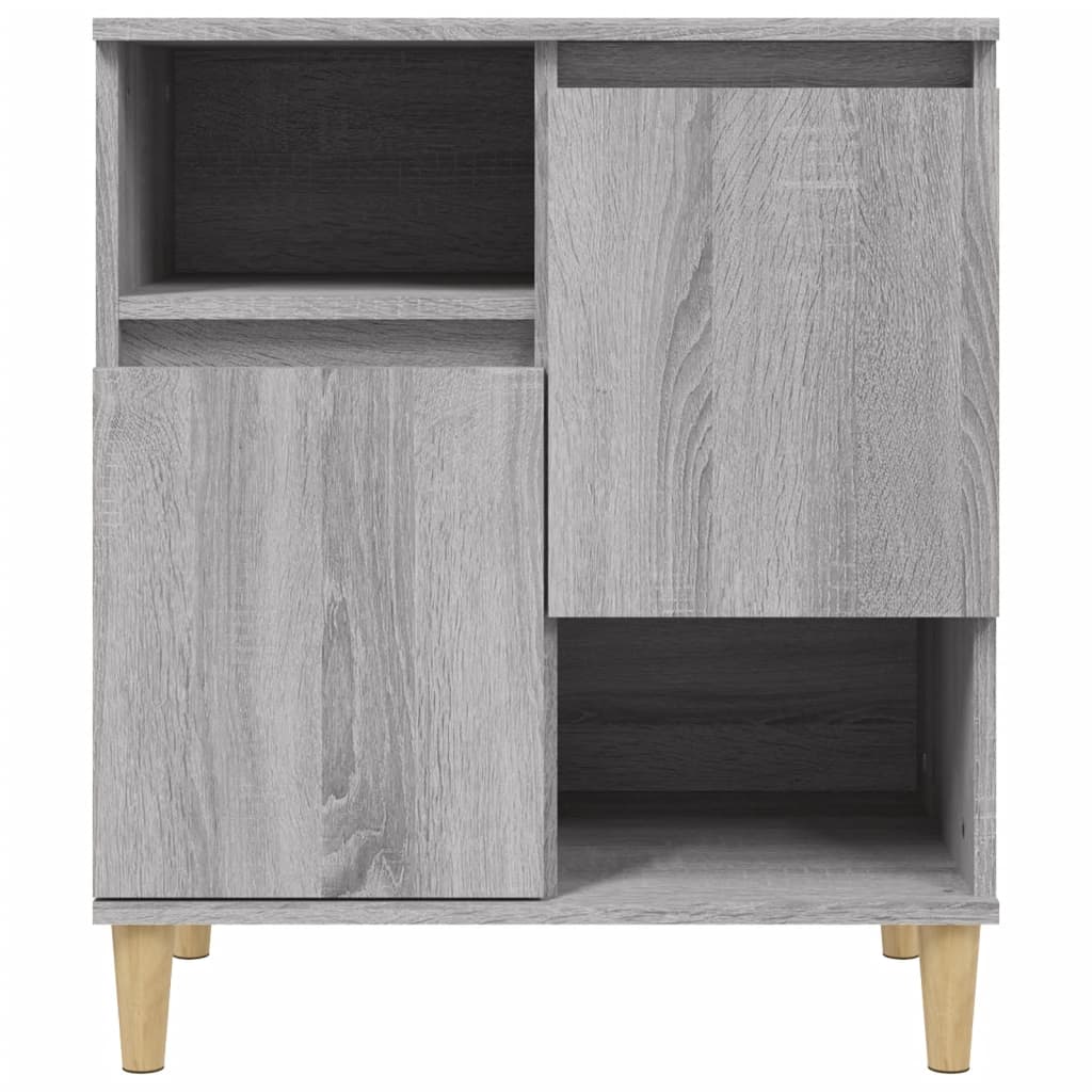 vidaXL Aparador de madera contrachapada gris Sonoma 60x35x70 cm