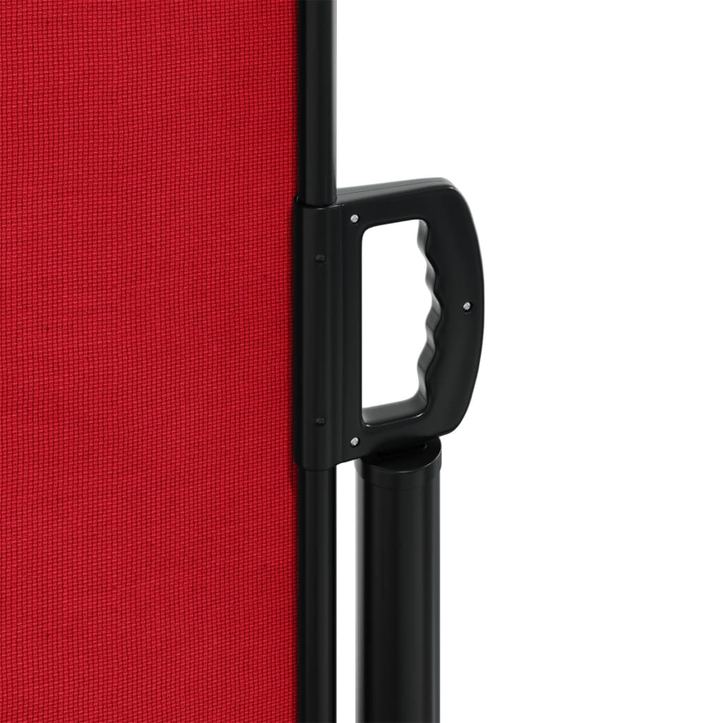 vidaXL Toldo lateral retráctil rojo 120x600 cm