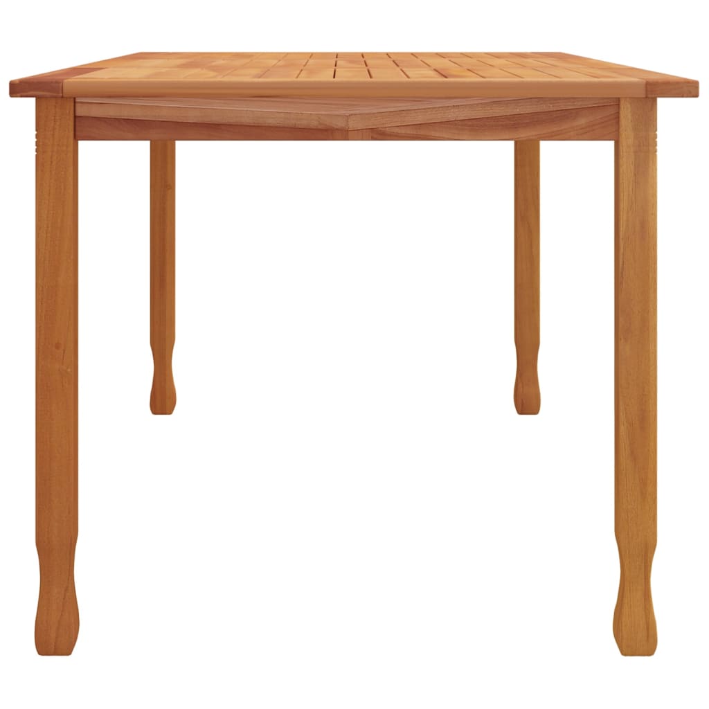 vidaXL Mesa de comedor de jardín madera maciza de teca 150x90x75 cm