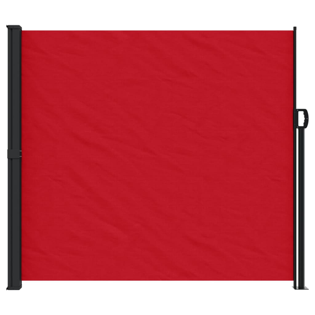 vidaXL Toldo lateral retráctil rojo 180x600 cm