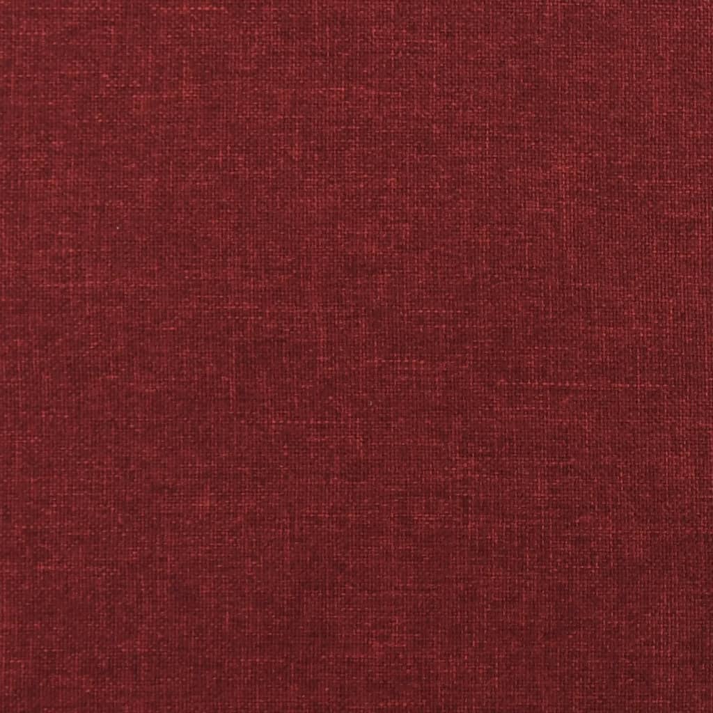 vidaXL Paneles de pared 12 uds tela rojo tinto 90x15 cm 1,62 m²